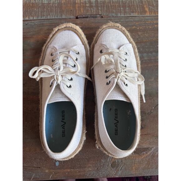 Seavees Coronado espadrille lace up sneakers women’s sz 10 - Picture 2 of 8